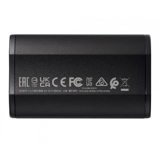 Dysk SSD External SD810 500GB USB3.2 20Gb/s Black