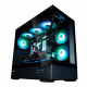 P30 MicroATX Min i Tower 3 Fans RGB Black