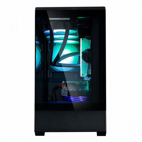 P30 MicroATX Min i Tower 3 Fans RGB Black