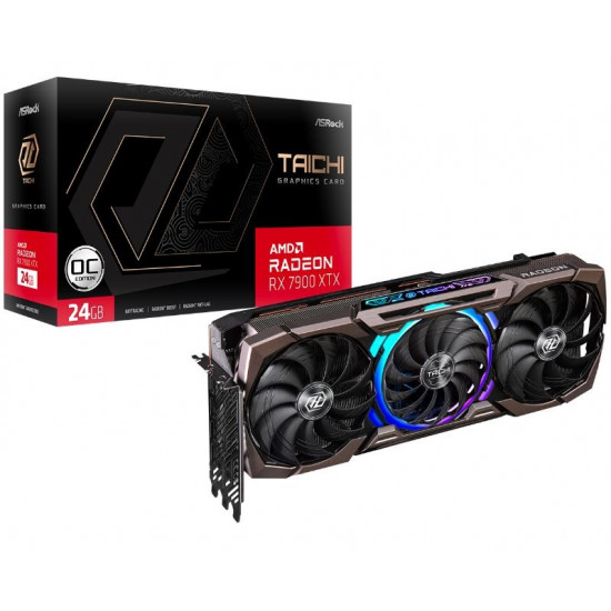 Graphics card Radeon RX 7900 XTX TAICHI 24GB OC GDDR6 384bit 3DP/HDMI