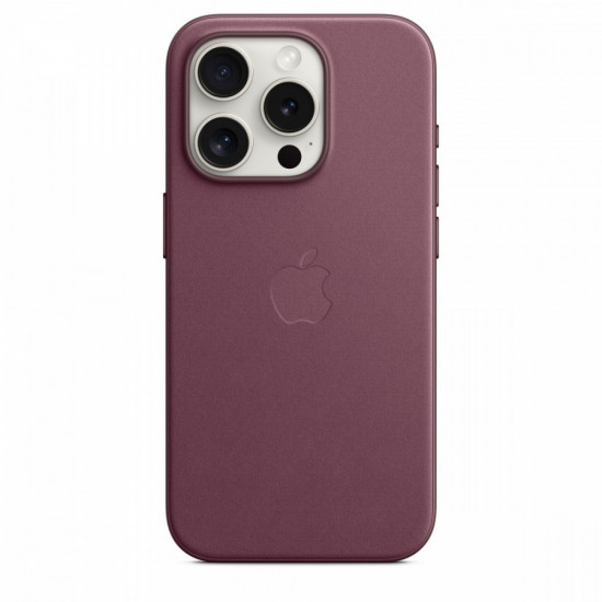 Case FineWoven fabric with MagSafe for iPhone 15 Pro - mulberry