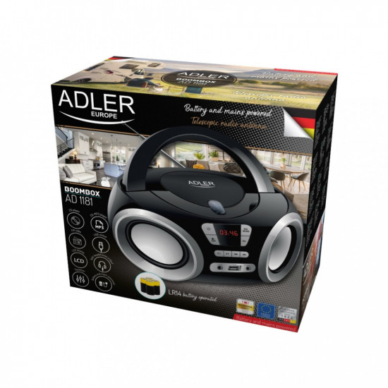 ADLER Radio CD-MP3 USB AD1181