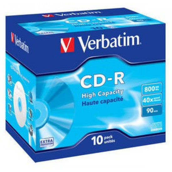 CD-R 40x 800MB 10P JC Extra Protection 43428