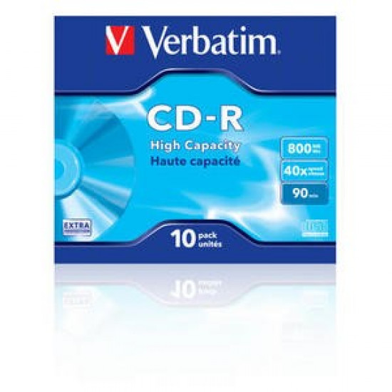 CD-R 40x 800MB 10P JC Extra Protection 43428