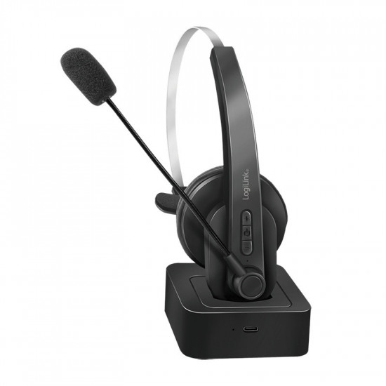 Bluetooth mono headset with charging stand