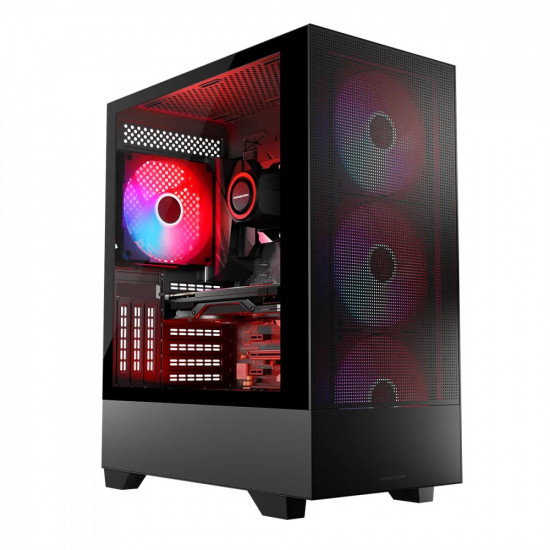 Case SIROCO ARGB FLOW MIDI USB 3.0x2+TYPE-C