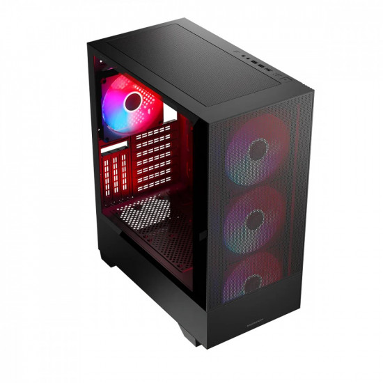 Case SIROCO ARGB FLOW MIDI USB 3.0x2+TYPE-C