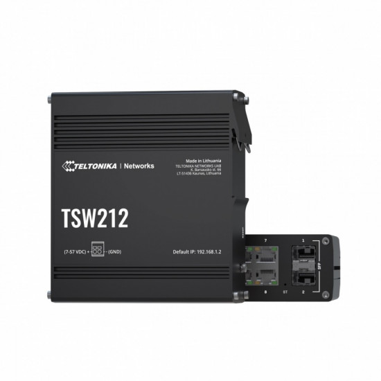 Teltonika TSW212 Switch 2xSFP 8xGbE L2/L3 Feat.