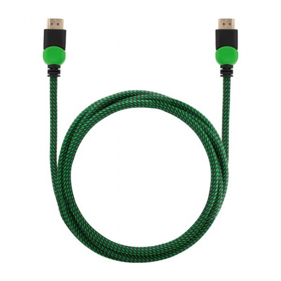 Cable HDMI GCL-03 1.8m, v2.0, braid green