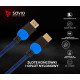 Cable HDMI GCL-05 3m, v2.0, braid blue