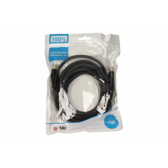 HDMI Cable v 1.4 gold plated 5 m.