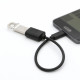 Cable OTG USB AF - USB C 15cm black