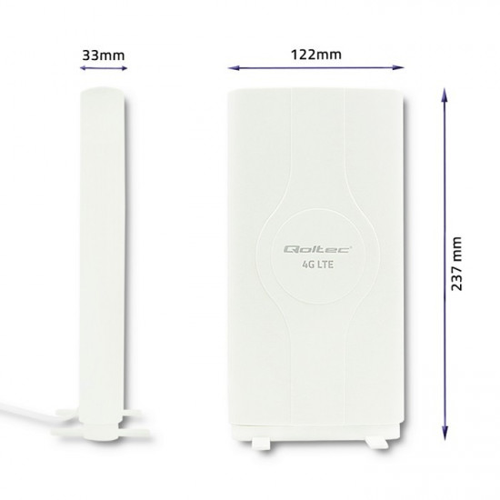 Omnidirectional antenna 4G LTE 2xSMA 30dBi