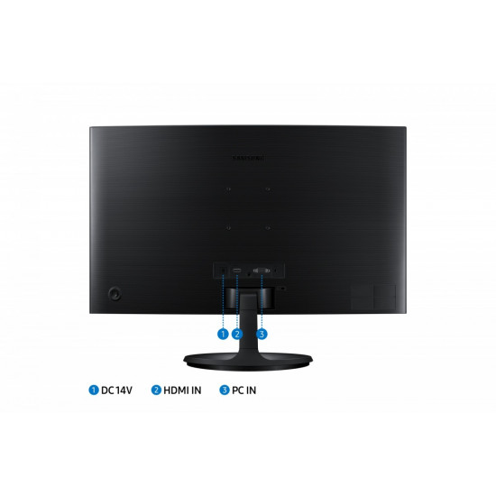 Monitor 24 inch LS24C360EAUXEN VA 1920x1080 FHD 16:9 1xD-sub 1xHDMI 4 ms (GTG) zakrzywiony 2 lata d2d