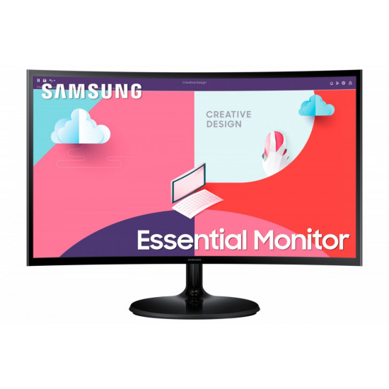 Monitor 24 inch LS24C360EAUXEN VA 1920x1080 FHD 16:9 1xD-sub 1xHDMI 4 ms (GTG) zakrzywiony 2 lata d2d