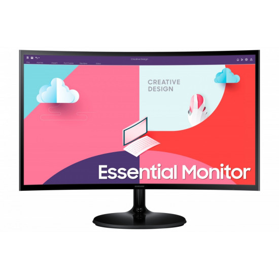 Monitor 24 inch LS24C360EAUXEN VA 1920x1080 FHD 16:9 1xD-sub 1xHDMI 4 ms (GTG) zakrzywiony 2 lata d2d