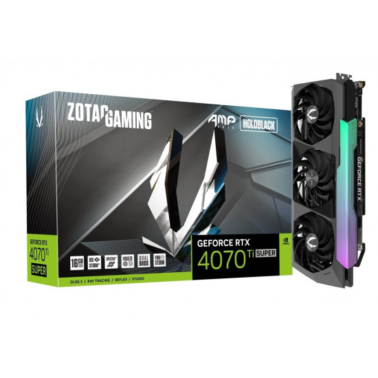 Graphic cards GeForce RTX 4070 Ti SUPER AMP HOLO 16GB GDDR6X 256bit