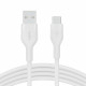 Cable BoostCharge USB-A/USB-C silicone 2m, white