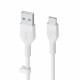 Cable BoostCharge USB-A/USB-C silicone 2m, white