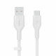 Cable BoostCharge USB-A/USB-C silicone 2m, white