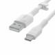 Cable BoostCharge USB-A/USB-C silicone 2m, white