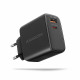 ACU-PQ45 PD&QC 2-port wall charger 45W black