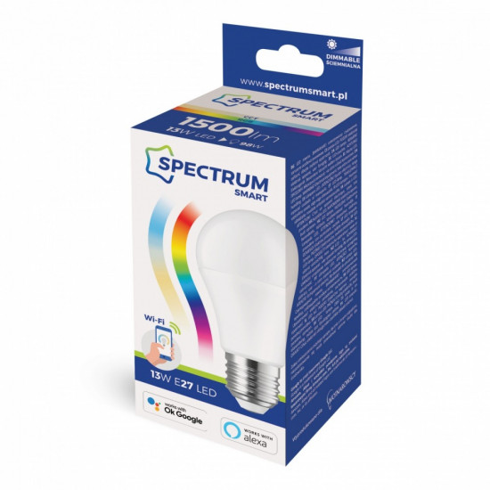 SMART BULB TUYA WIFI GLS 13W RGBW+CCT+DIM