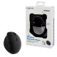 Wireless ergonomic mouse 2.4GHz 1600dpi black