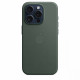 Case FineWoven fabric with MagSafe for iPhone 15 Pro - evergreen