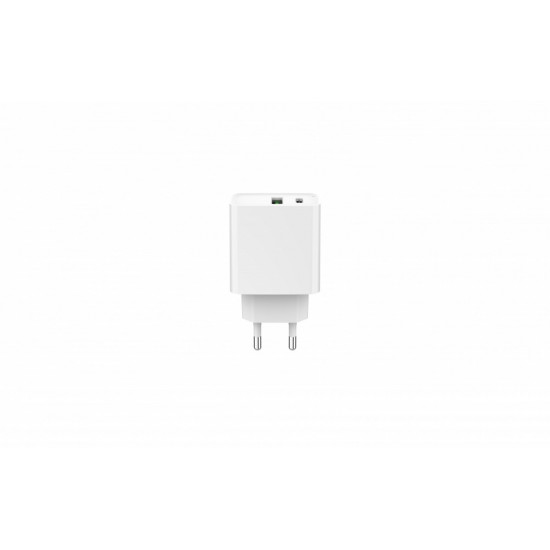 Power Delivery Charger USB-A USB-C 20W White