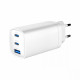 Power Delivery Charger 1xA 2xC GaN 65W White