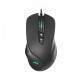 Wired gaming mouse Nemesis C340 4000 DPI RGB LED programmable buttons black