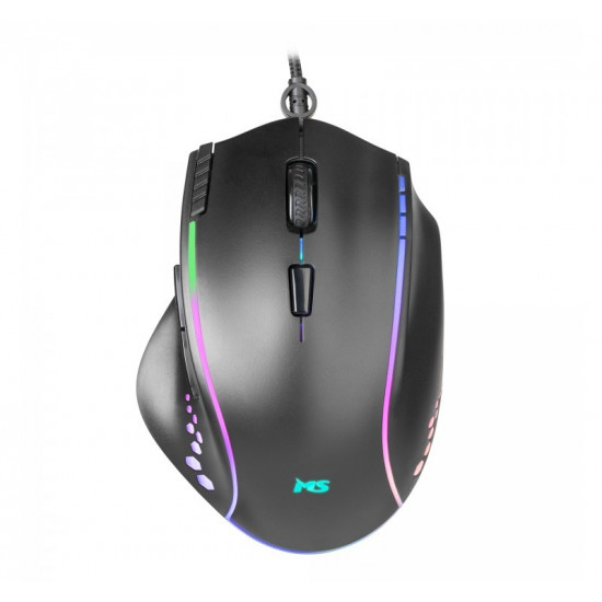 Wired gaming mouse Nemesis C370 7200 DPI 7P RGB LED black