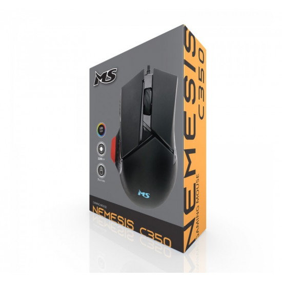 Wired gaming mouse Nemesis C350 3200 DPI black