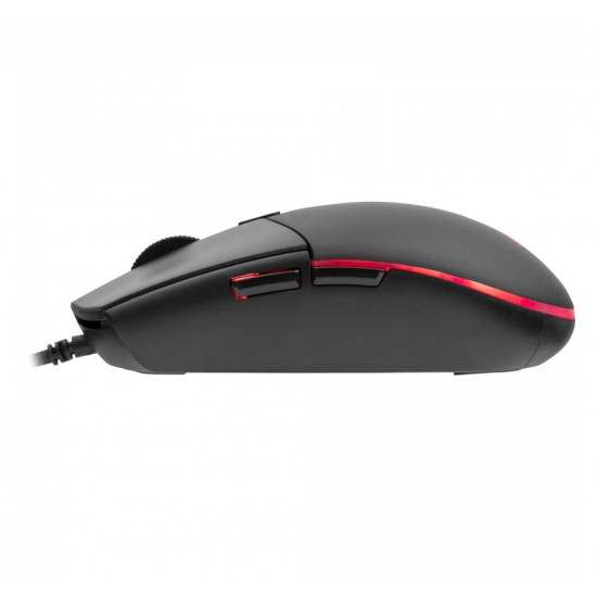 Wired gaming mouse Nemesis C315 2400 DPI programmable buttons black