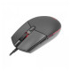 Wired gaming mouse Nemesis C315 2400 DPI programmable buttons black