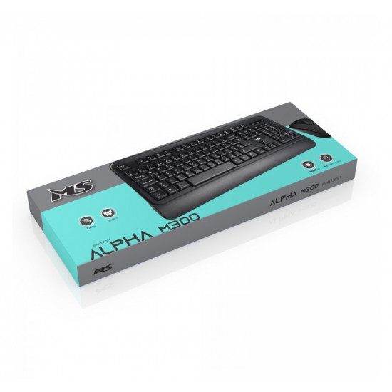 WIRELESS SET KEYBOARD + MOUSE ALPHA M300