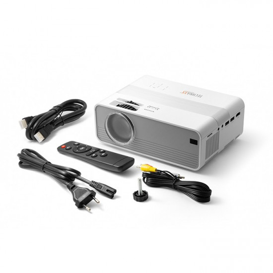 Projector HD LED white-grey