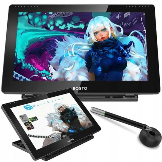 Graphic tablet Bosto BT-16HDK 1920x1080 FHD