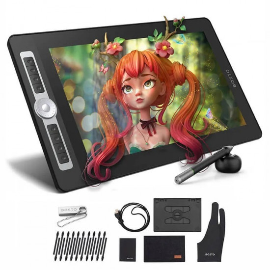 Graphic tablet Bosto BT-16HD PRO 1920x1080FH