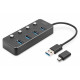 USB 3.0 Hub, 4-port DA-70247