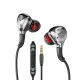 Wired headphones HiFi jack 3,5mm black