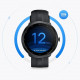 Smartwatch Watch R WT2001 Android iOS Black