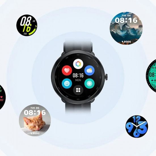 Smartwatch Watch R WT2001 Android iOS Black