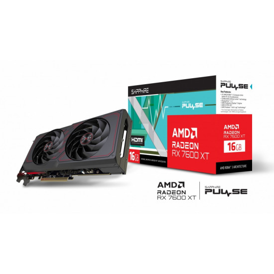 Graphics card Radeon RX 7600 XT PULSE 16GB GDDR6 128bit 2DP/2HDMI