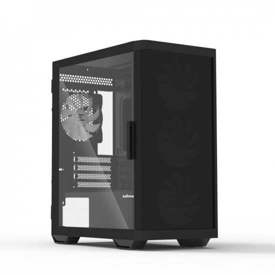 M4 BLACK mATX Mini Tower 4 Fans ARGB 