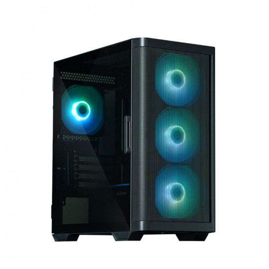 M4 BLACK mATX Mini Tower 4 Fans ARGB 