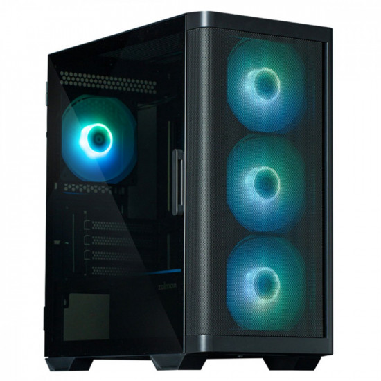 M4 BLACK mATX Mini Tower 4 Fans ARGB 