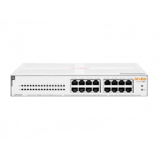 Switch ARUBA Instant On 1430 16x1GbE PoE R8R48A