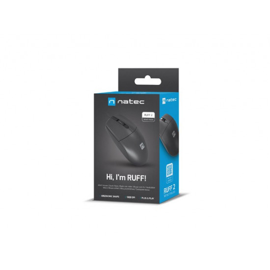 Mouse Ruff 2 1000 DPI black